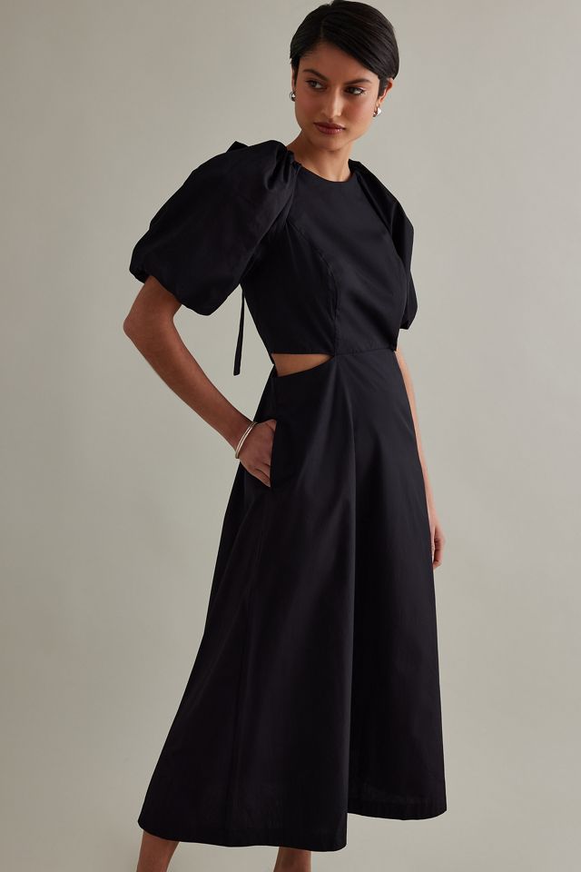 Ottilie Cut-Out Poplin Dress #2