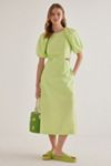 Ottilie Cut-Out Poplin Dress | Anthropologie UK