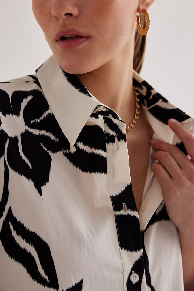 The Bettina Tiered Midi Shirt Dress by Maeve #4