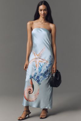 Daily Practice by Anthropologie Fitted Ruched Maxi Dress