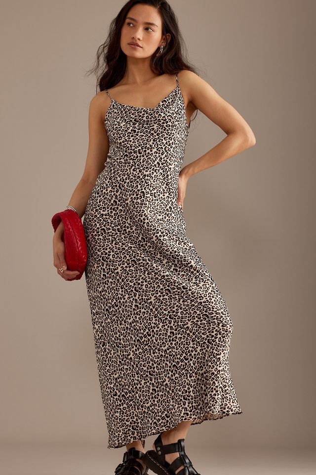 Anthropologie leopard print dress best sale