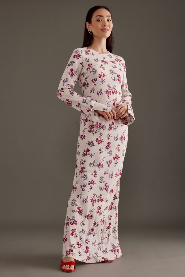 LONG SLEEVE BIAS DRESS MAGIC IN THE MANUSCRIPTS main image 1