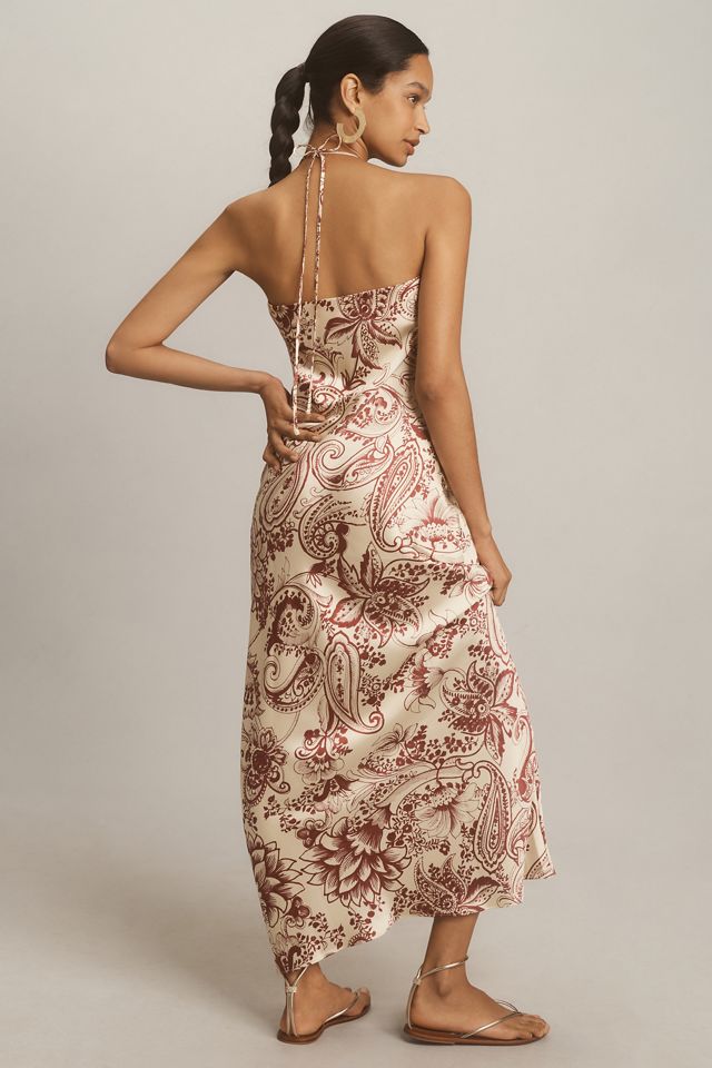 By Anthropologie Halter Printed Maxi Dress | Anthropologie