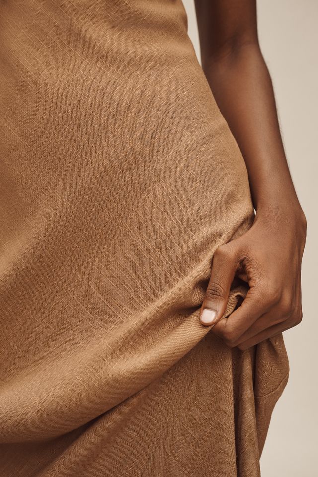 The Fleur Strapless Maxi Slip Dress: Linen Edition #3