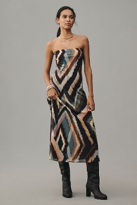 Anthropologie strapless dress hotsell