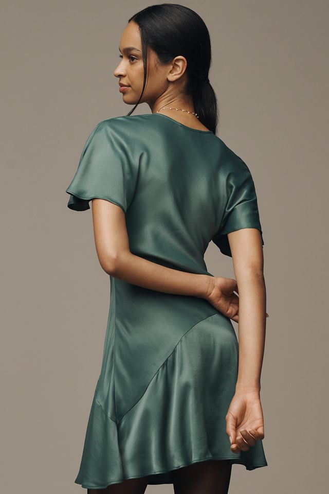 By Anthropologie Short-Sleeve V-Neck Mini Dress #2