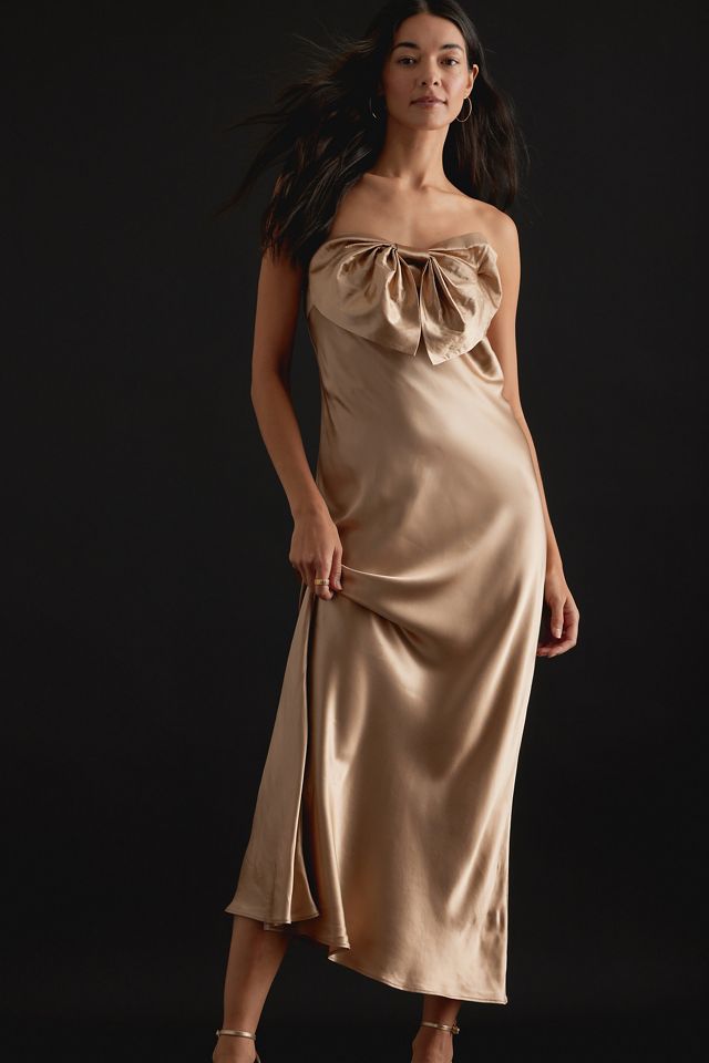 Carrie Bow Bandeau Maxi Slip Dress #5