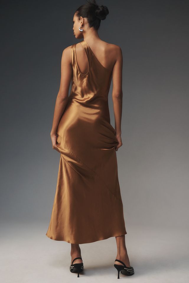 By Anthropologie One-Shoulder Slim Maxi Dress #1