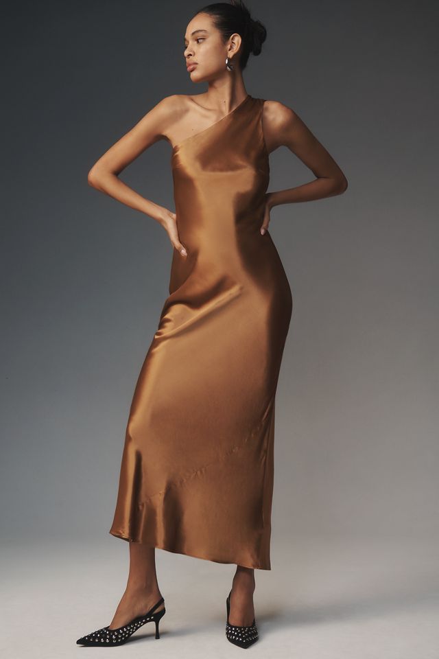 By Anthropologie One-Shoulder Slim Maxi Dress #2