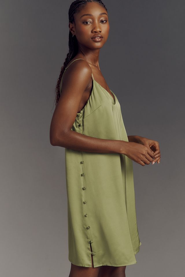 By Anthropologie V-Neck Mini Slip Dress #2