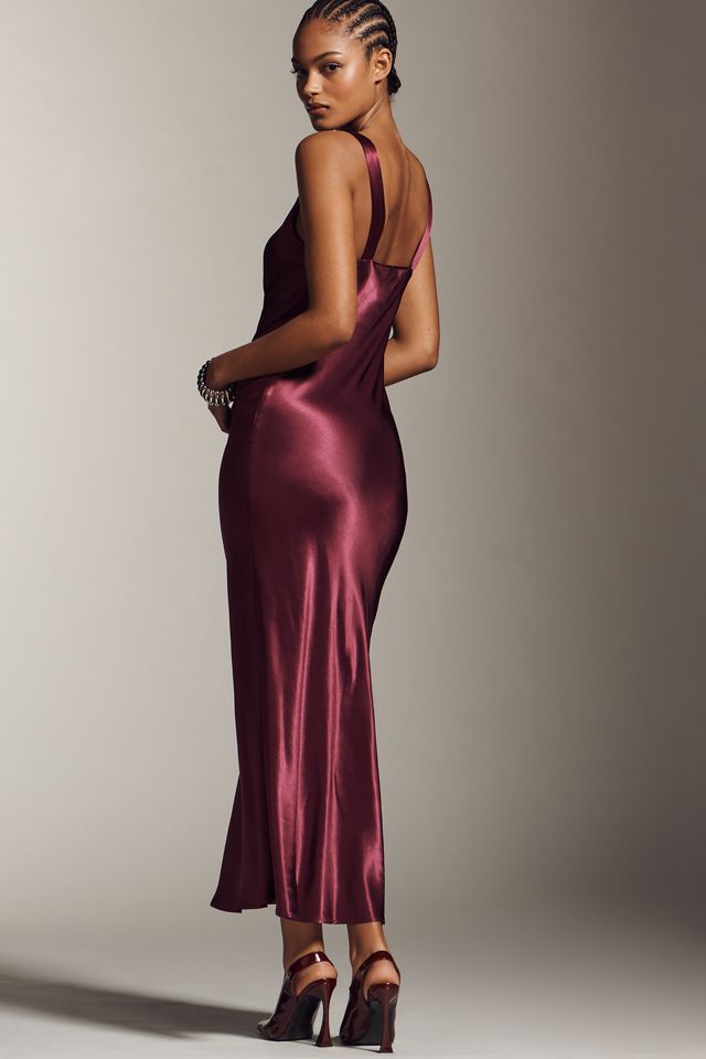 By Anthropologie Sleeveless V-Neck Midi Slip Dress #2