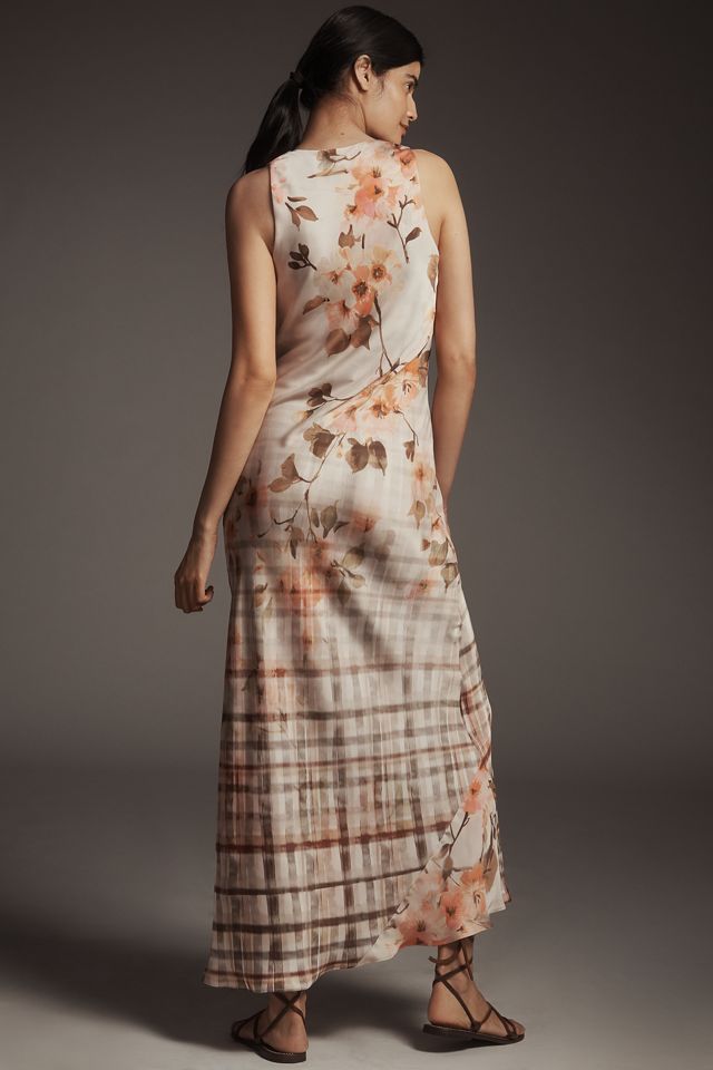 The Gracie Cowl-Neck Satin Slip Maxi Dress #1