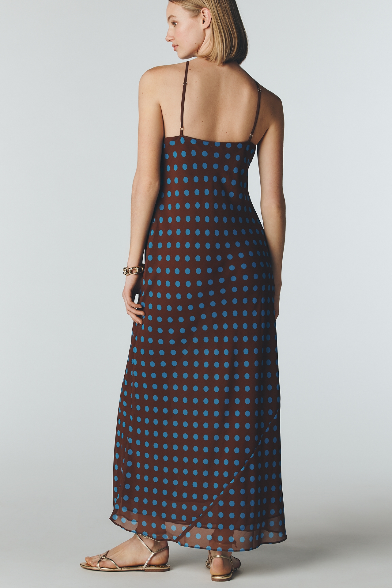 By Anthropologie Halter Hardware Maxi Dress