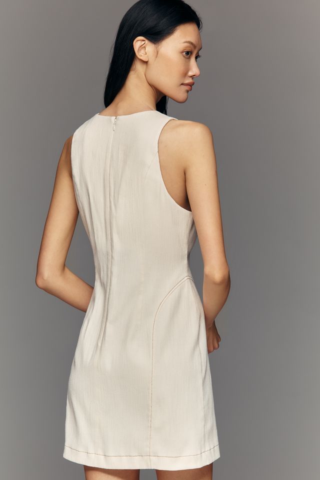 By Anthropologie Buckled Sleeveless Shift Dress #3
