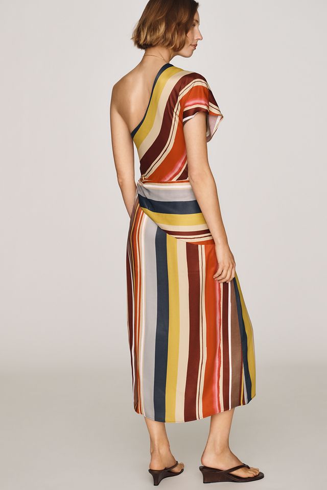 By Anthropologie Scarf Midi Slip Dress #3