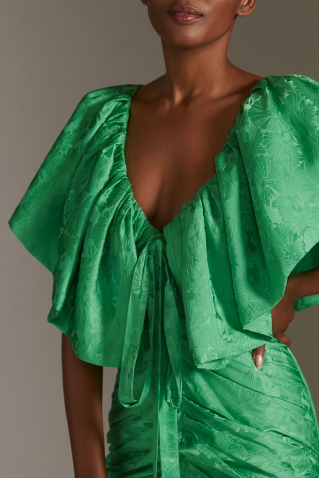 Ronny Kobo Ruffled Jacquard Mini Dress #3