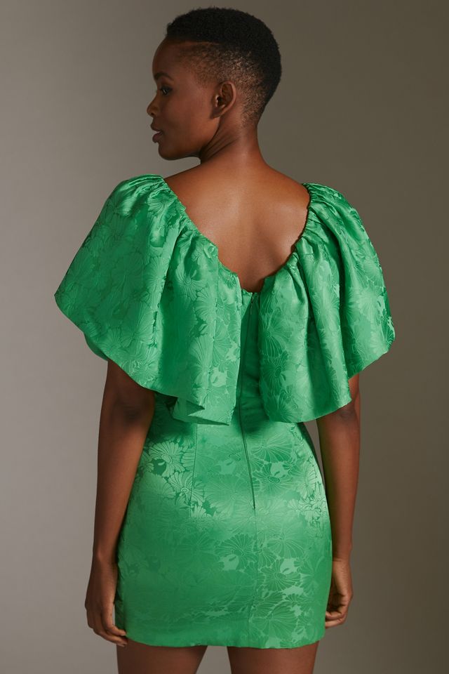 Ronny Kobo Ruffled Jacquard Mini Dress #4