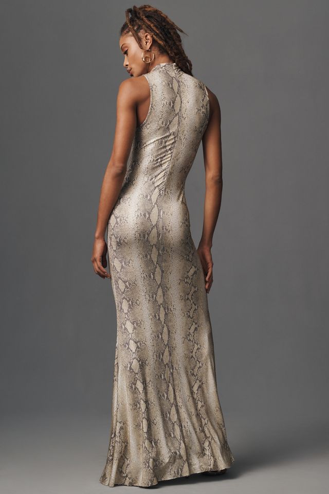Ronny Kobo Morrel Mock-Neck Maxi Dress #1