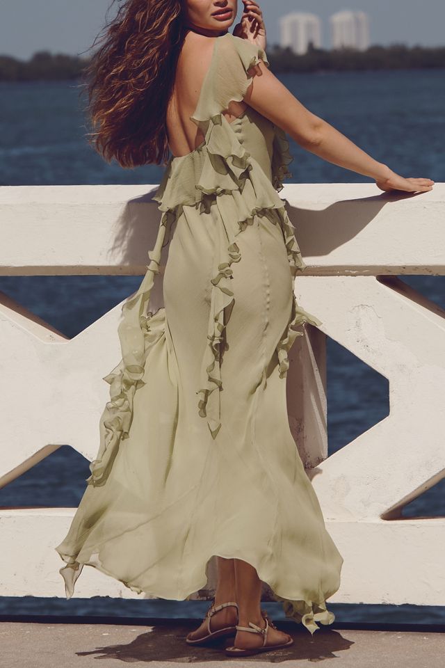 Ronny Kobo Olivialle V-Neck Maxi Dress #1