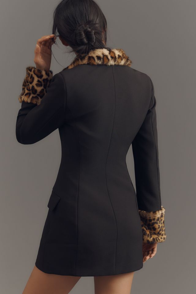 Ronny Kobo Faux-Fur-Trim Jacket #2