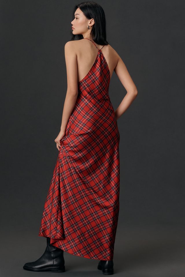 Ronny Kobo V-Neck Maxi Slip Dress #1