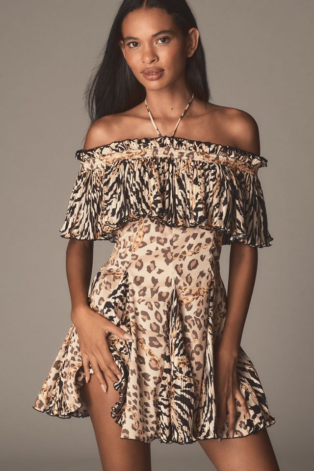 Ronny Kobo Esmi Off-The-Shoulder Mini Dress #1