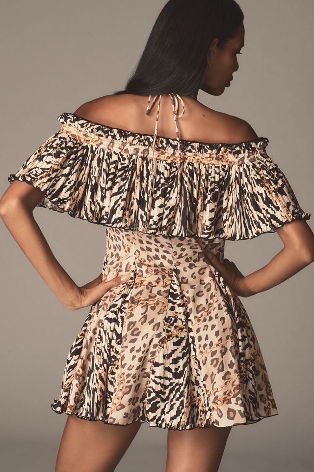 Ronny Kobo Esmi Off-The-Shoulder Mini Dress #3
