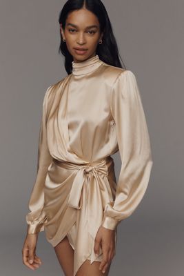 slim fit dress slacks Stripe Zip Front Midi Dress - All Dresses main image 0