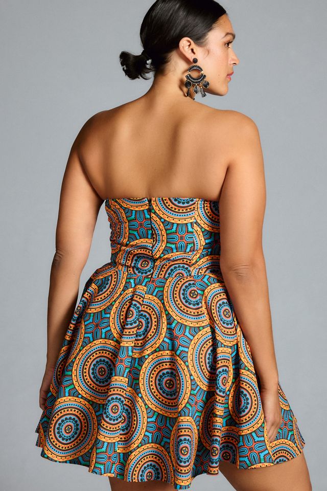 Kahindo Strapless A-Line Dress #5