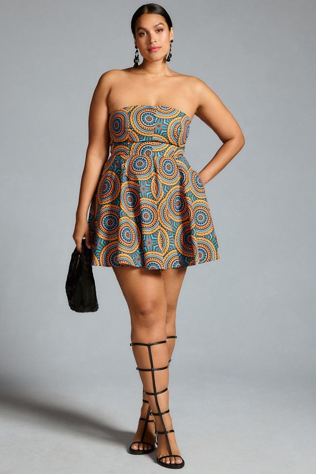 Kahindo Strapless A-Line Dress #6