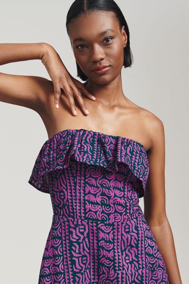 Kahindo Strapless Ruffled Maxi Dress #2