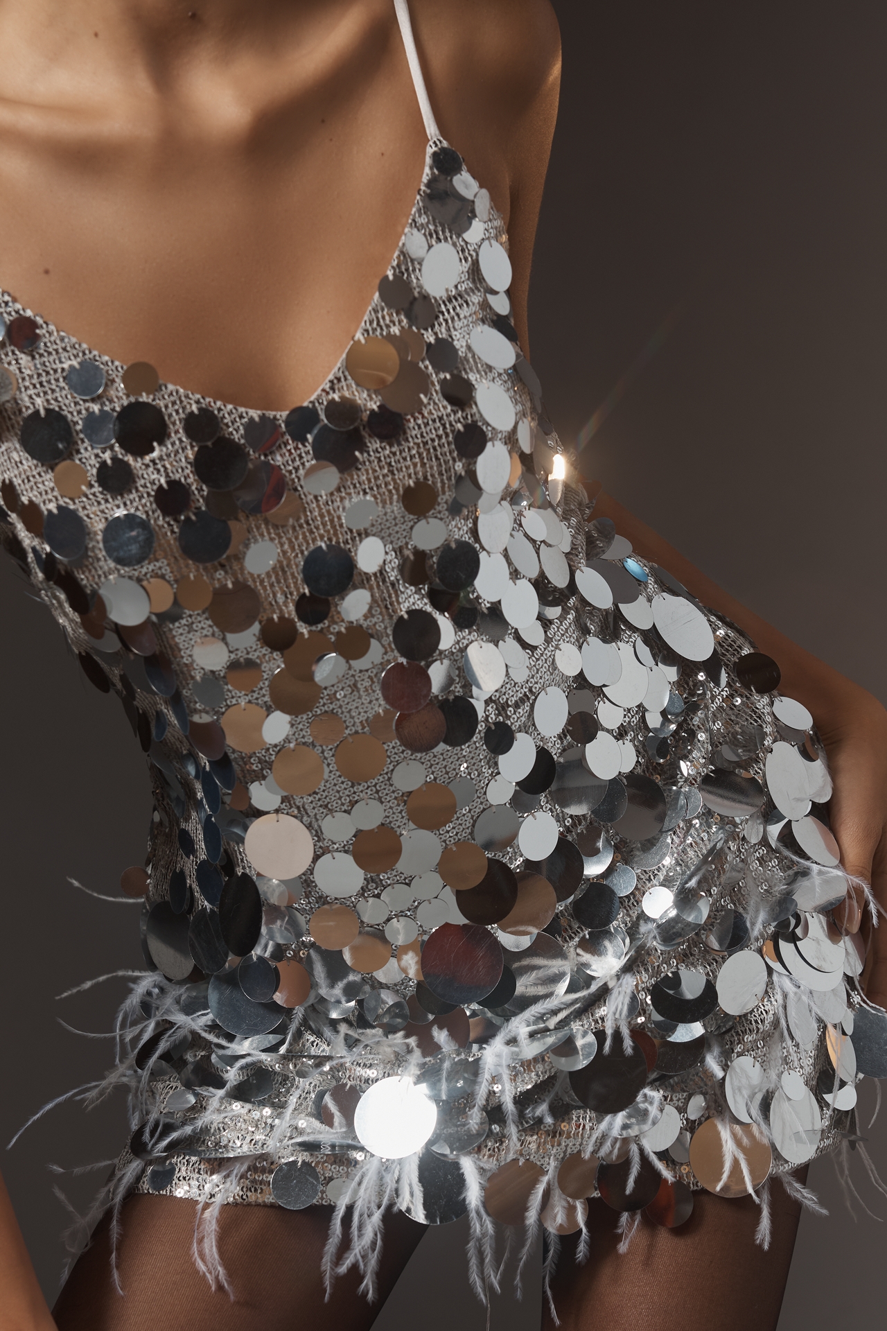 Walter Baker Darina Sequin Sheath Mini Dress