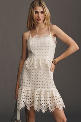 By Anthropologie Embroidered Icon Seamless Tank