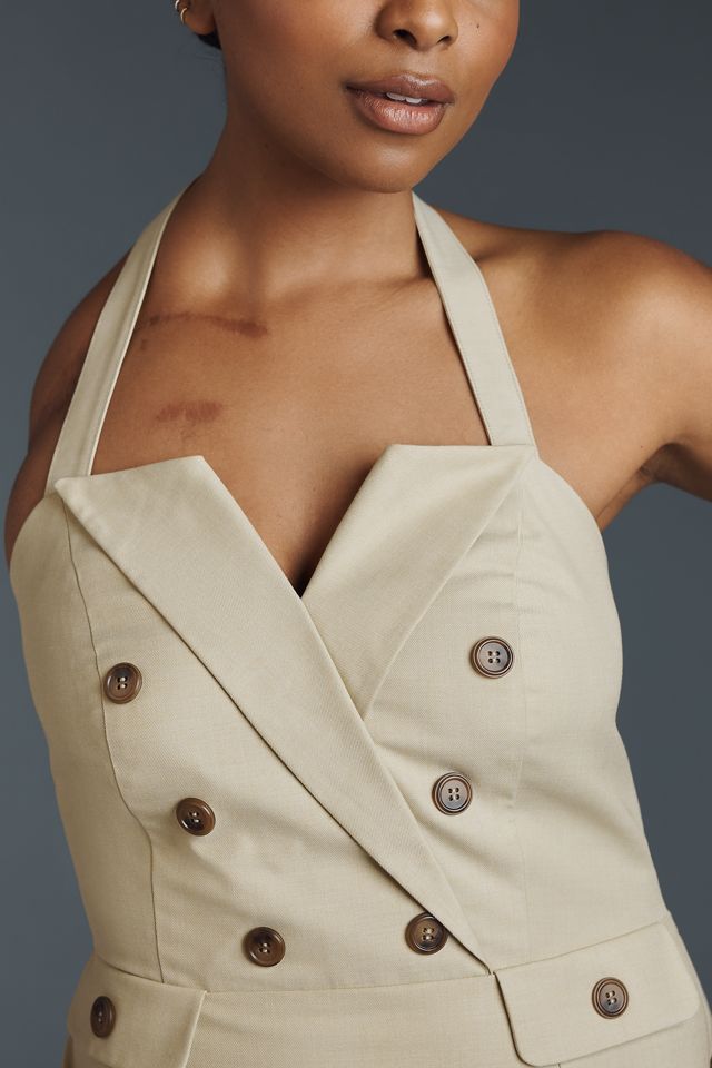 Walter Baker Nichelle Halter Suiting Mini Dress #1