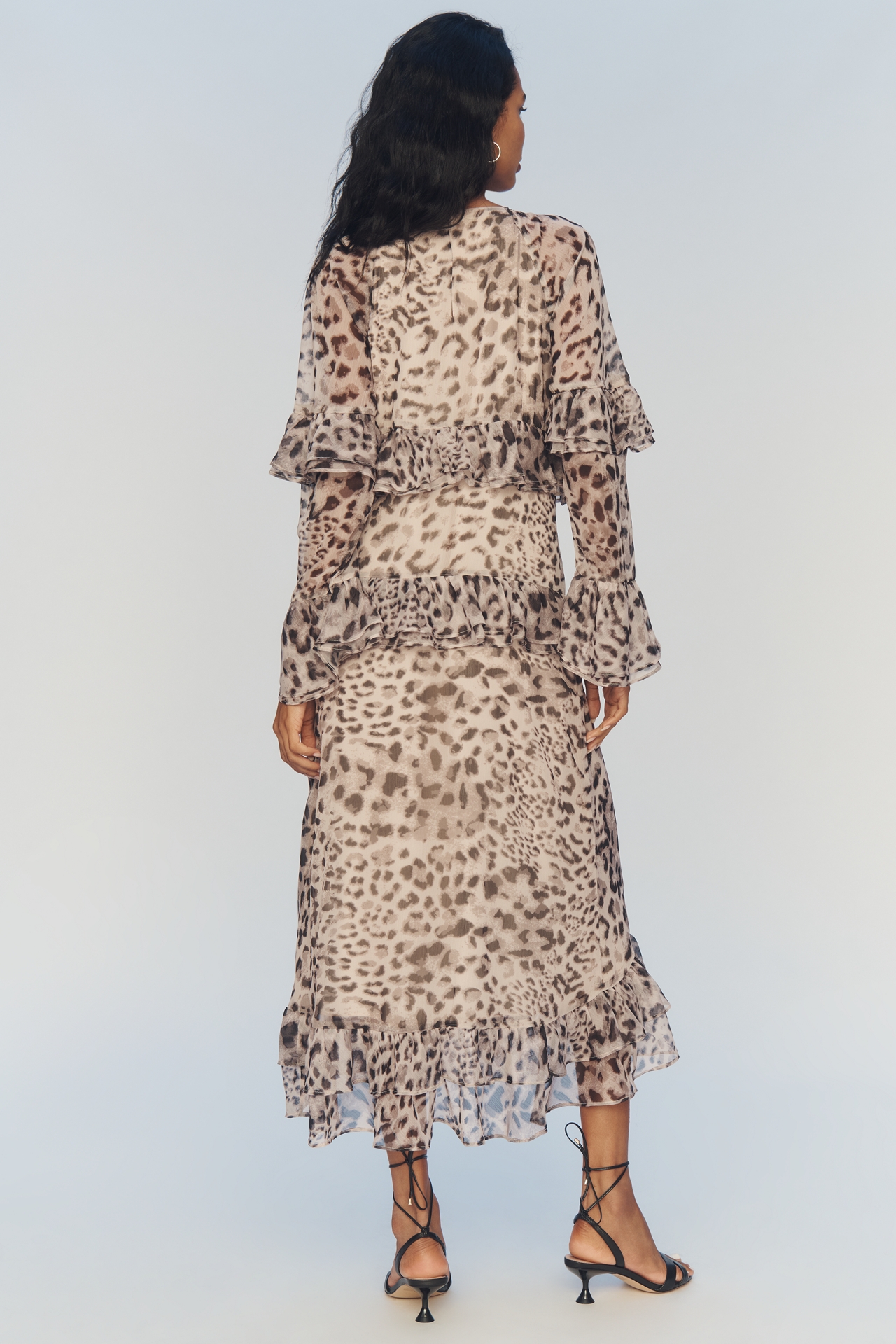 Walter Baker Alicia Long-Sleeve Midi Dress