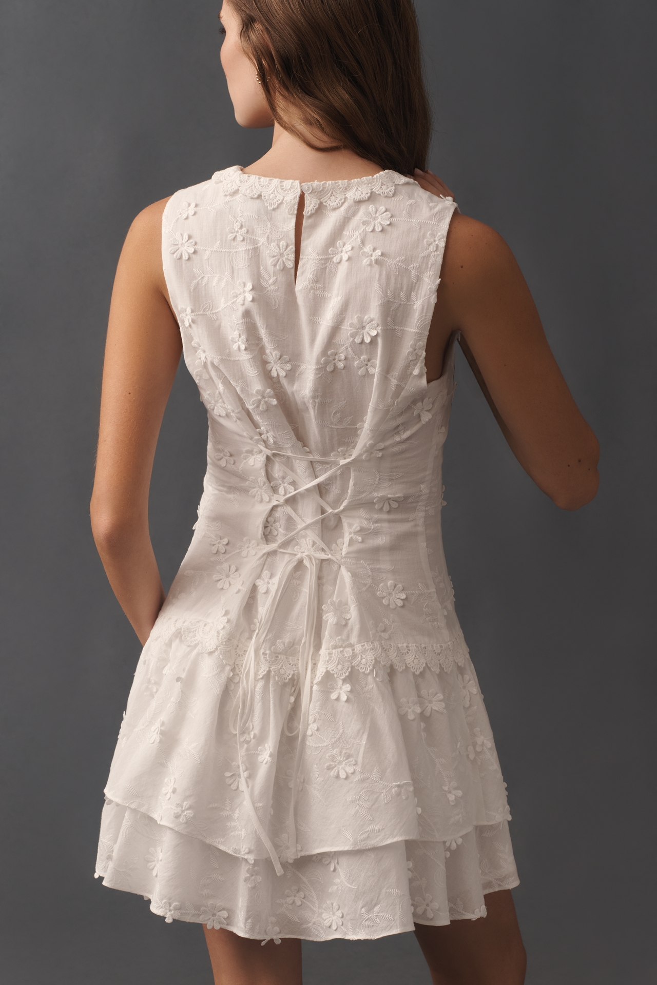 Walter Baker Brandy V-Neck Mini Dress