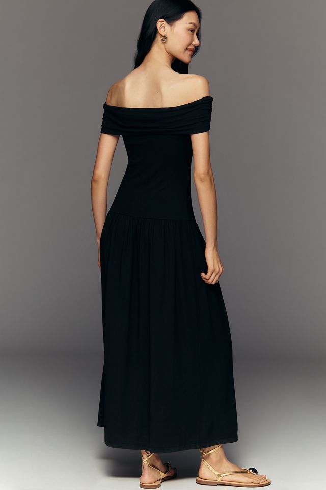 Walter Baker Soraya Off-Shoulder Drop-Waist Dress #2