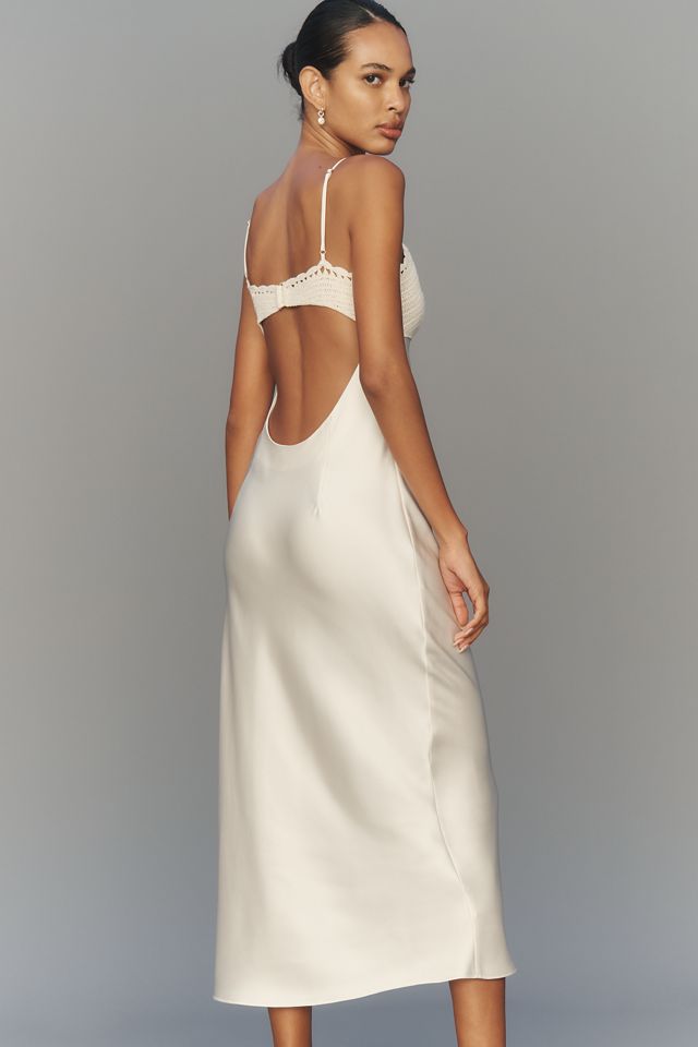 SER.O.YA Peony Sleeveless V-Neck Slip Midi Dress #2