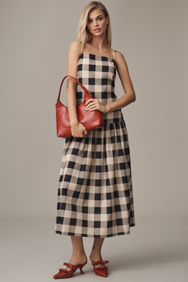 Ser.o.ya Ser. O.ya Ayden Linen Sleeveless Drop-waist Maxi Dress In Multi