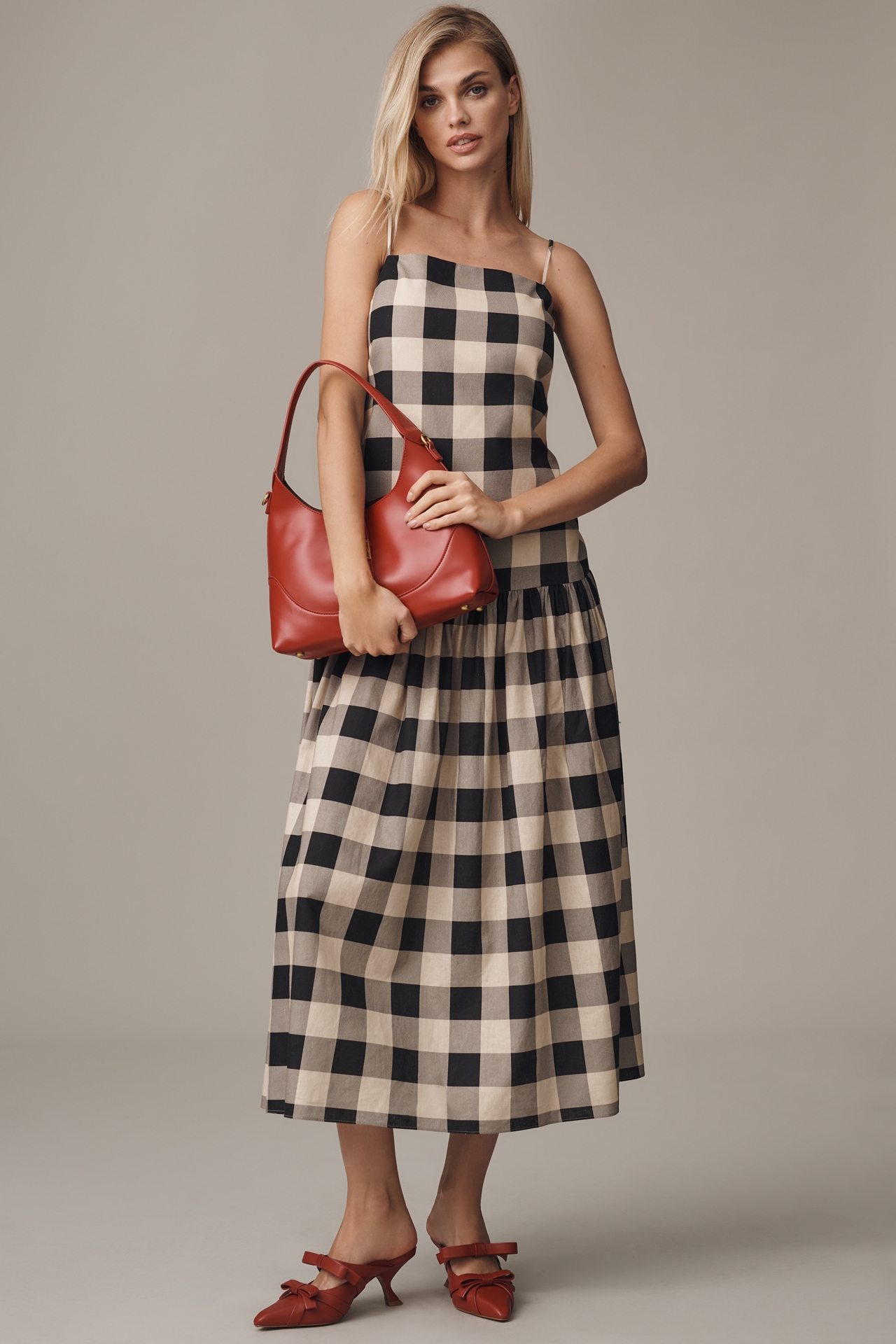SER.O.YA Ayden Linen Blend Sleeveless Drop-Waist Maxi Dress