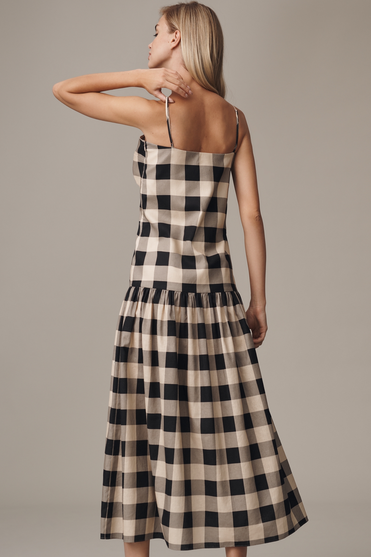 SER.O.YA Ayden Linen Blend Sleeveless Drop-Waist Maxi Dress