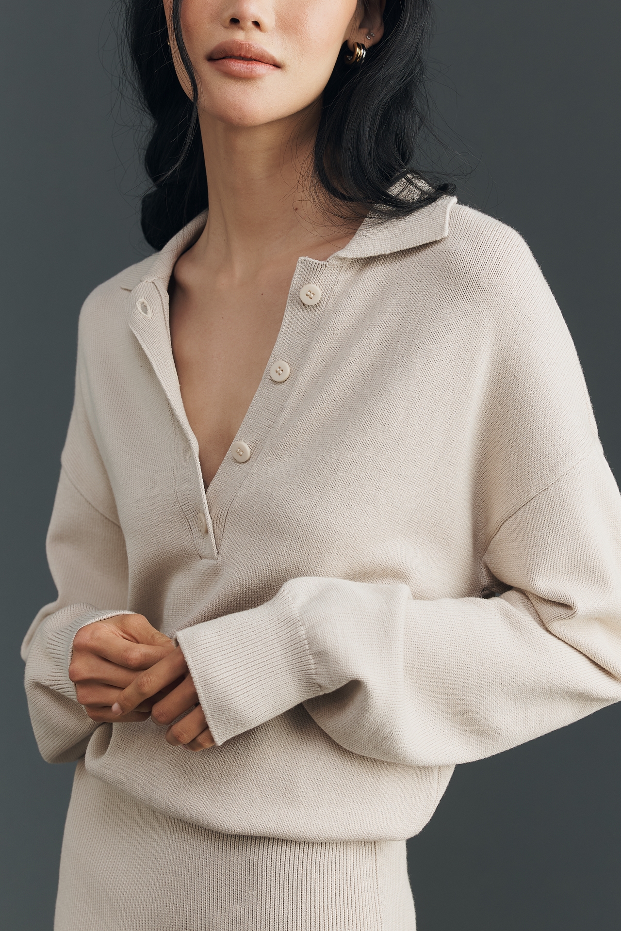 SER.O.YA Lilly Long-Sleeve Mini Dress