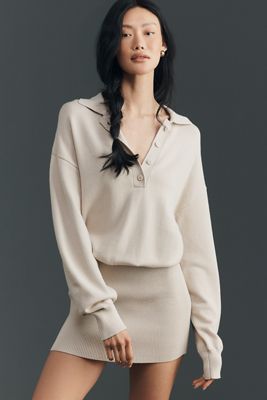 SER.O.YA Lilly Long-Sleeve Mini Dress