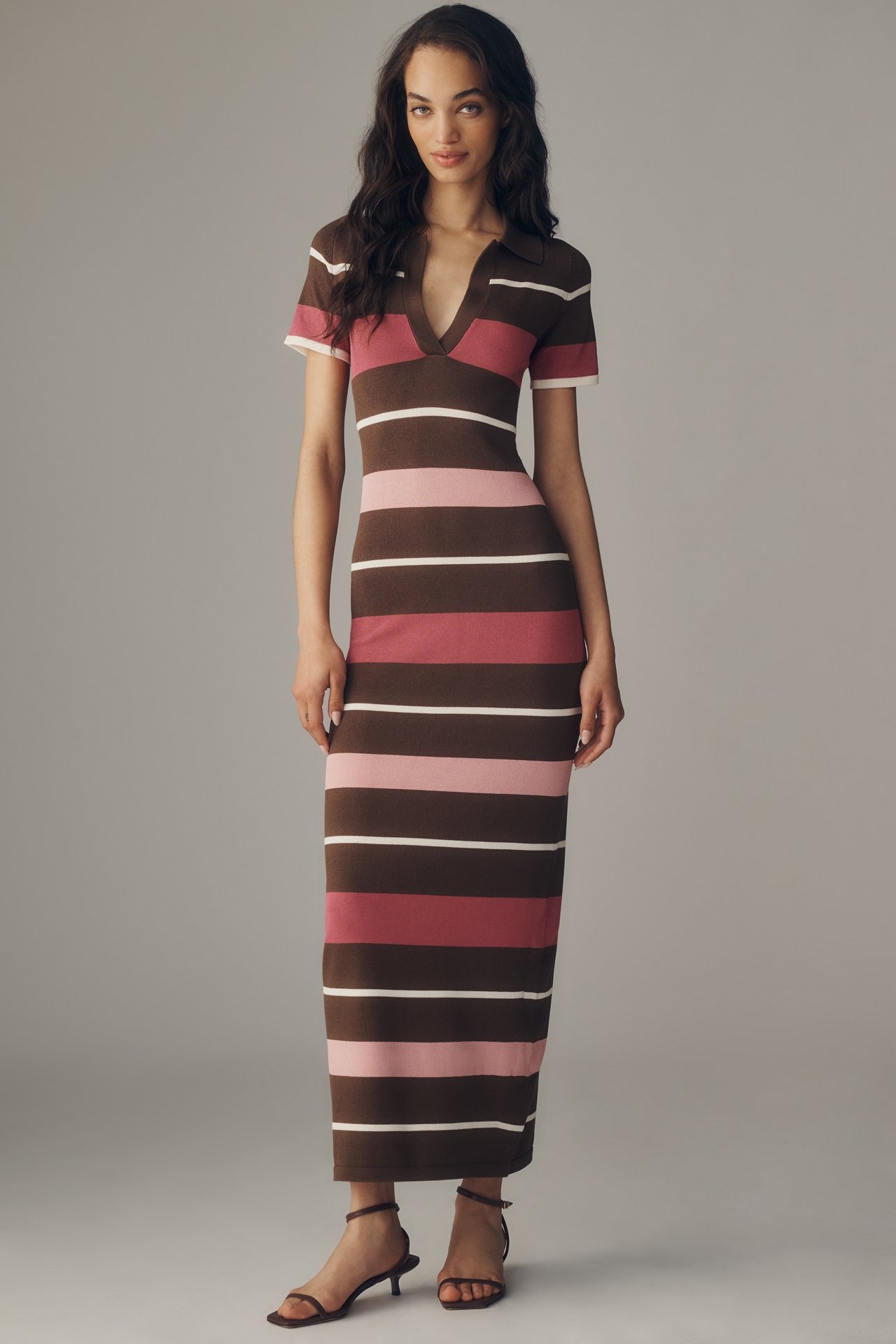 SER.O.YA Sam Short-Sleeve Knit Dress