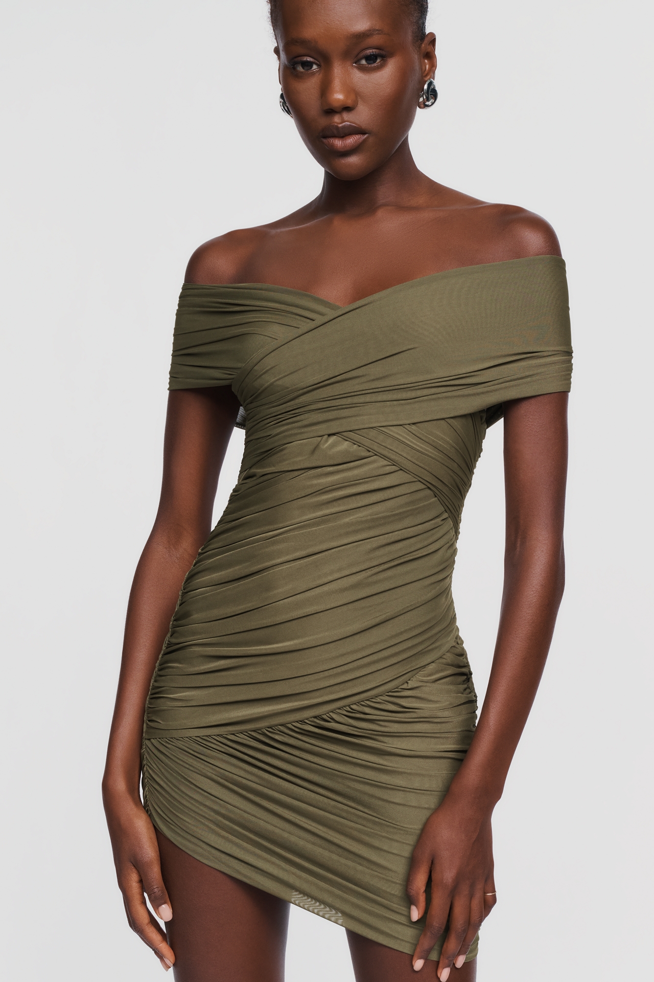 SER.O.YA Deniz Mesh Mini Dress
