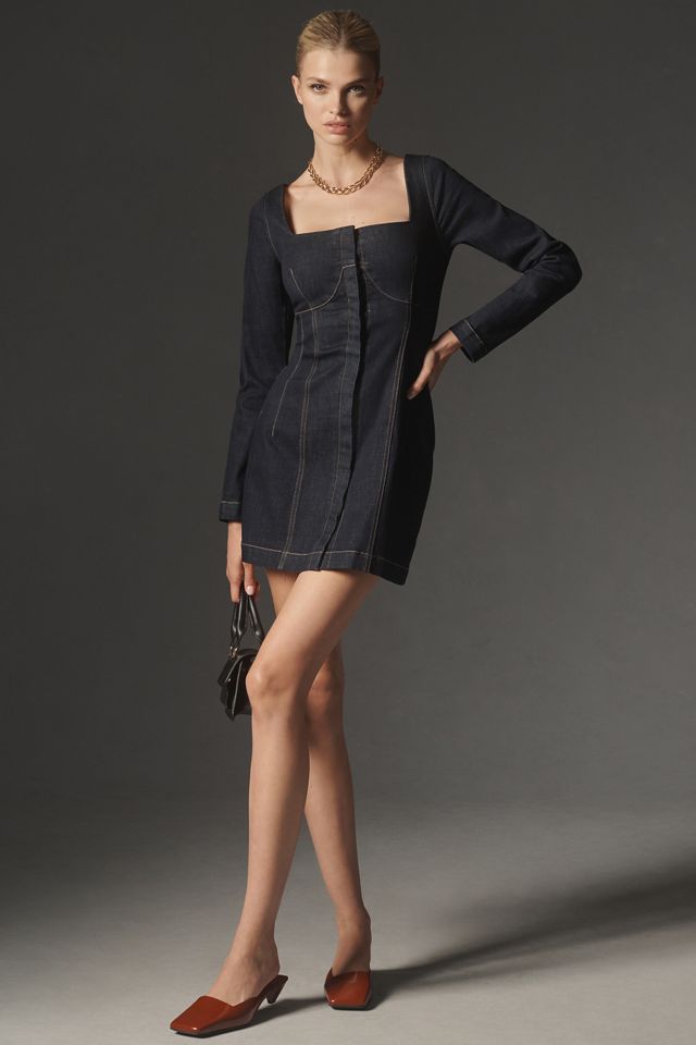 SOVERE Dusk Denim Mini Dress #2