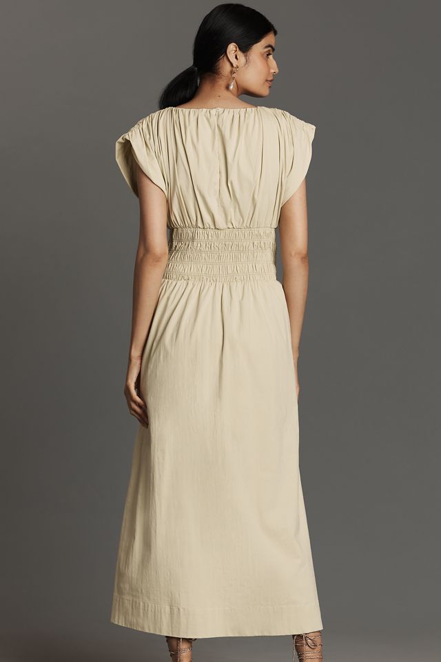 SOVERE Gaia Sleeveless Smocked Midi Dress #2