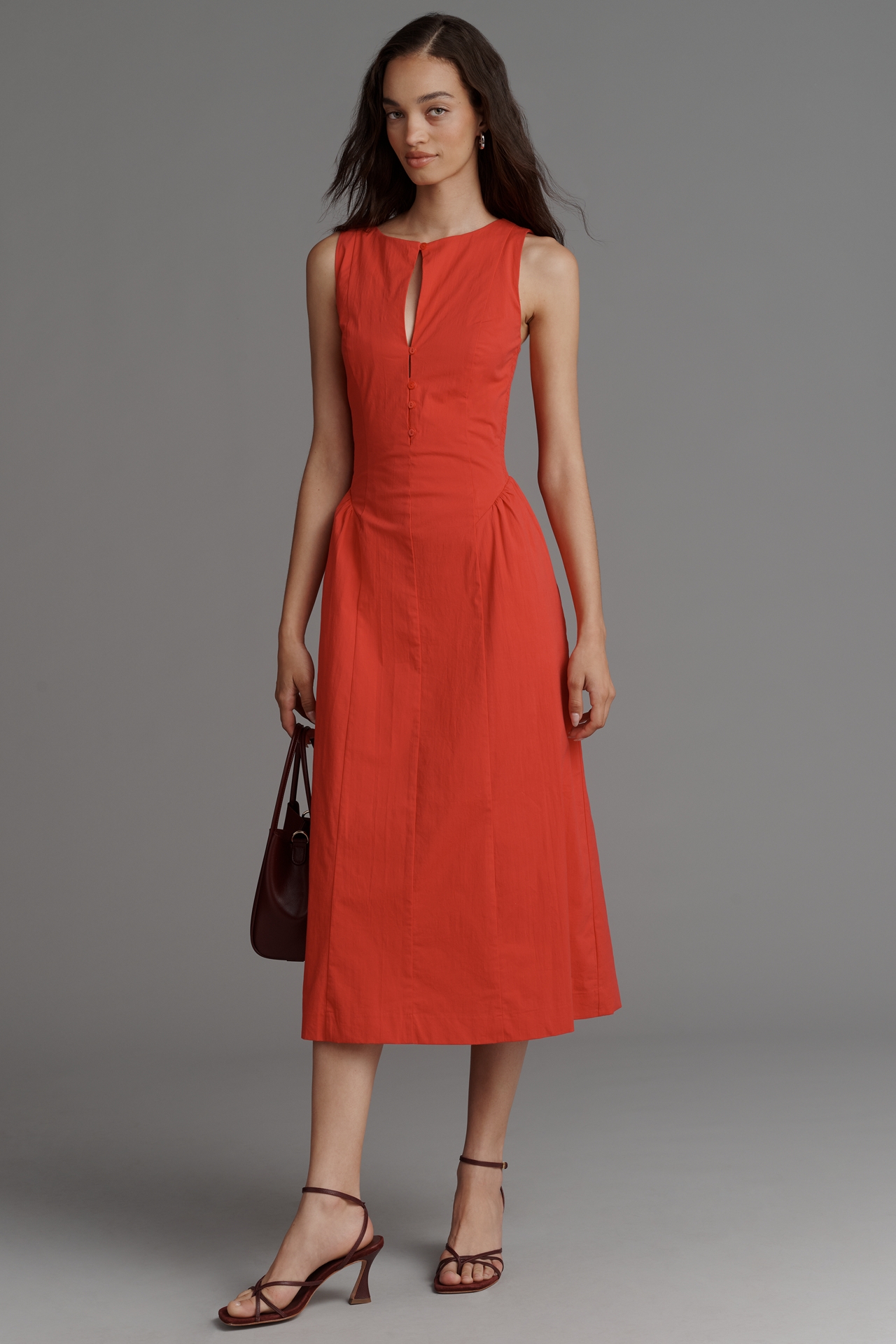 SOVERE Eva Petite A-Line Midi Dress