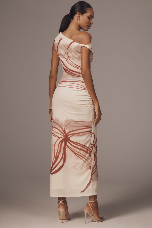 SOVERE Lore Off-Shoulder Slip Maxi Dress #5