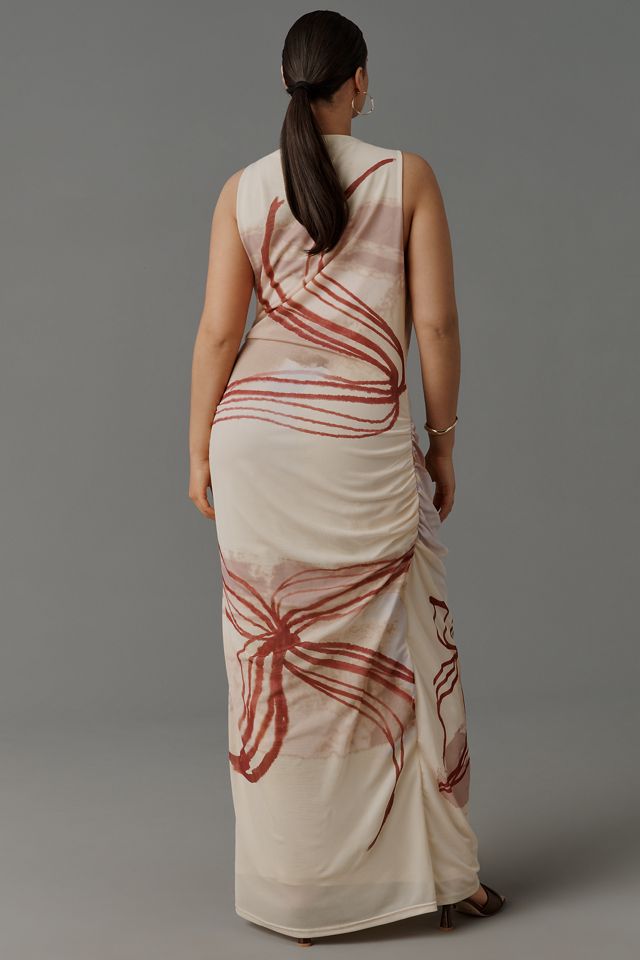 SOVERE Lore Off-Shoulder Slip Maxi Dress #1